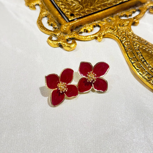 Crimson Dream Studs HOUSE OF LAILA