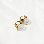 Pearl Lock Hoops HOUSE OF LAILA