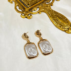 Vintage Pearl Drop Studs (Large) HOUSE OF LAILA