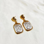 Vintage Pearl Drop Studs (Large) HOUSE OF LAILA