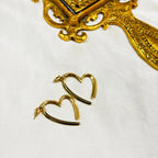 Dainty Heart Studs HOUSE OF LAILA