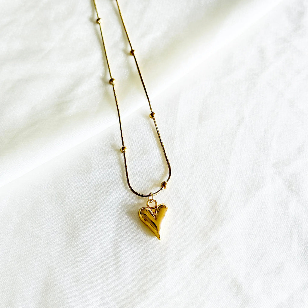 Heart of Gold Necklace HOUSE OF LAILA