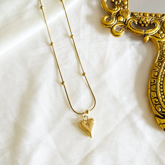 Heart of Gold Necklace HOUSE OF LAILA