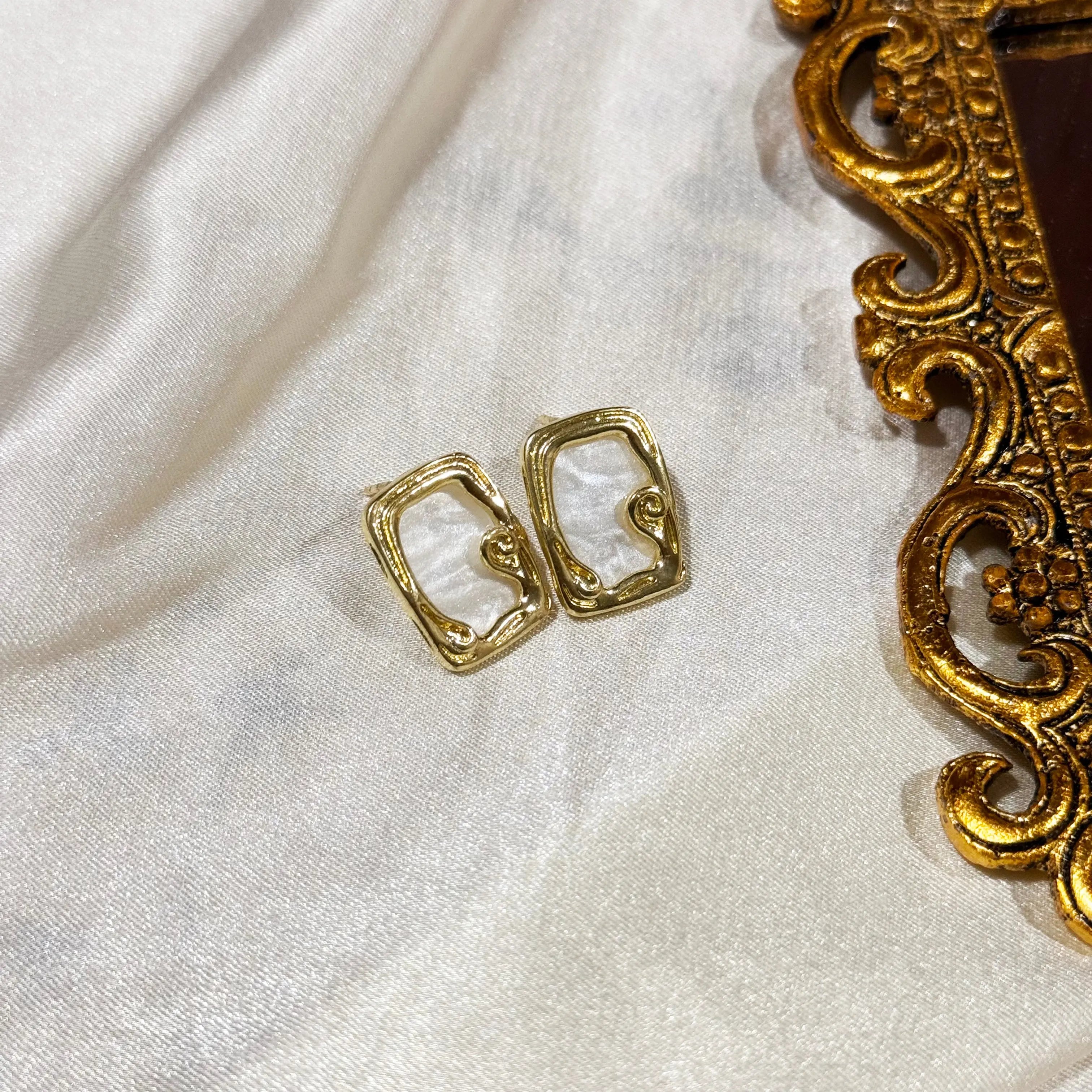 Antique Portrait Studs HOUSE OF LAILA