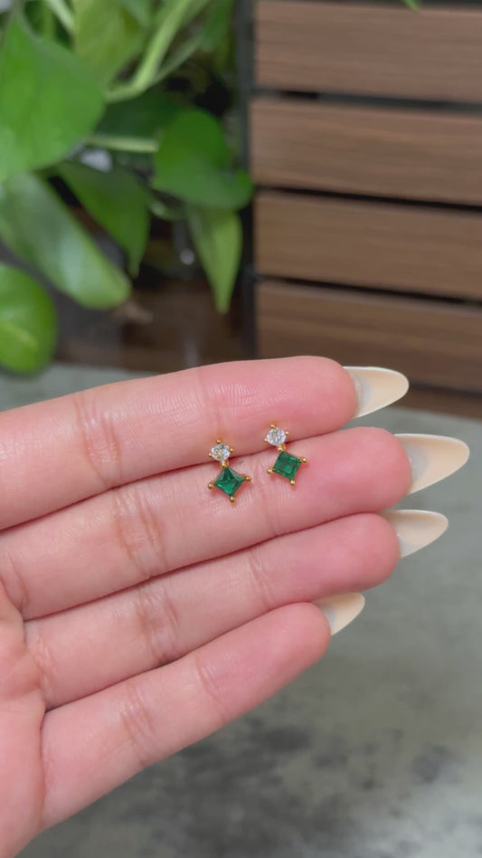 Chroma Square Flat-Back Studs
