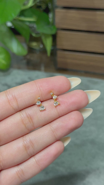 Trio Stack Ball-Back Studs