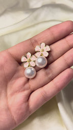 Blush Drop Studs