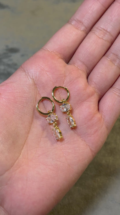 Duo Oval Hoops