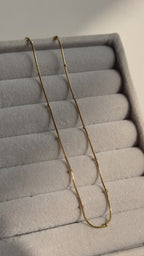 Amara Minimalist Beaded Chain