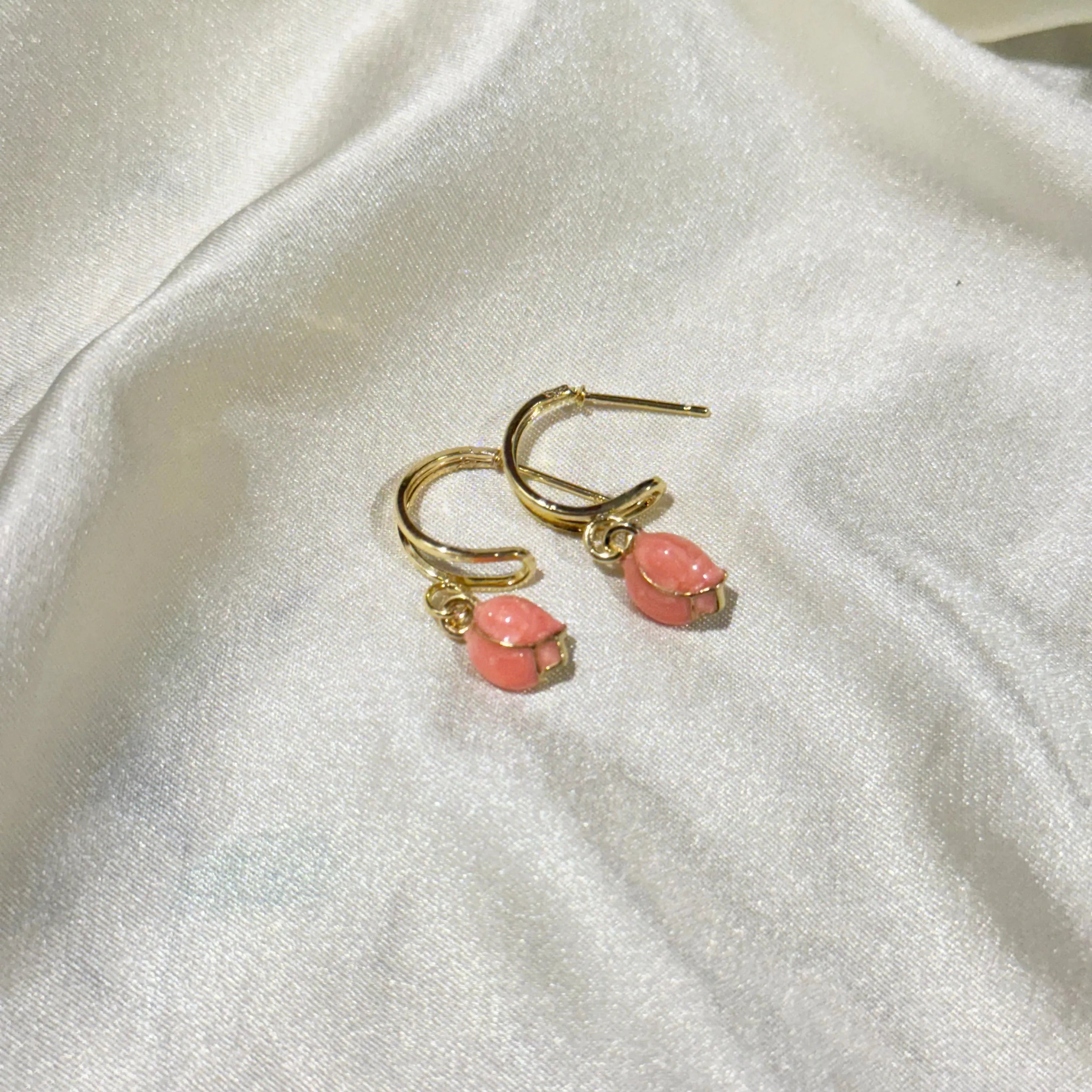 Tulip Hoop Earrings HOUSE OF LAILA