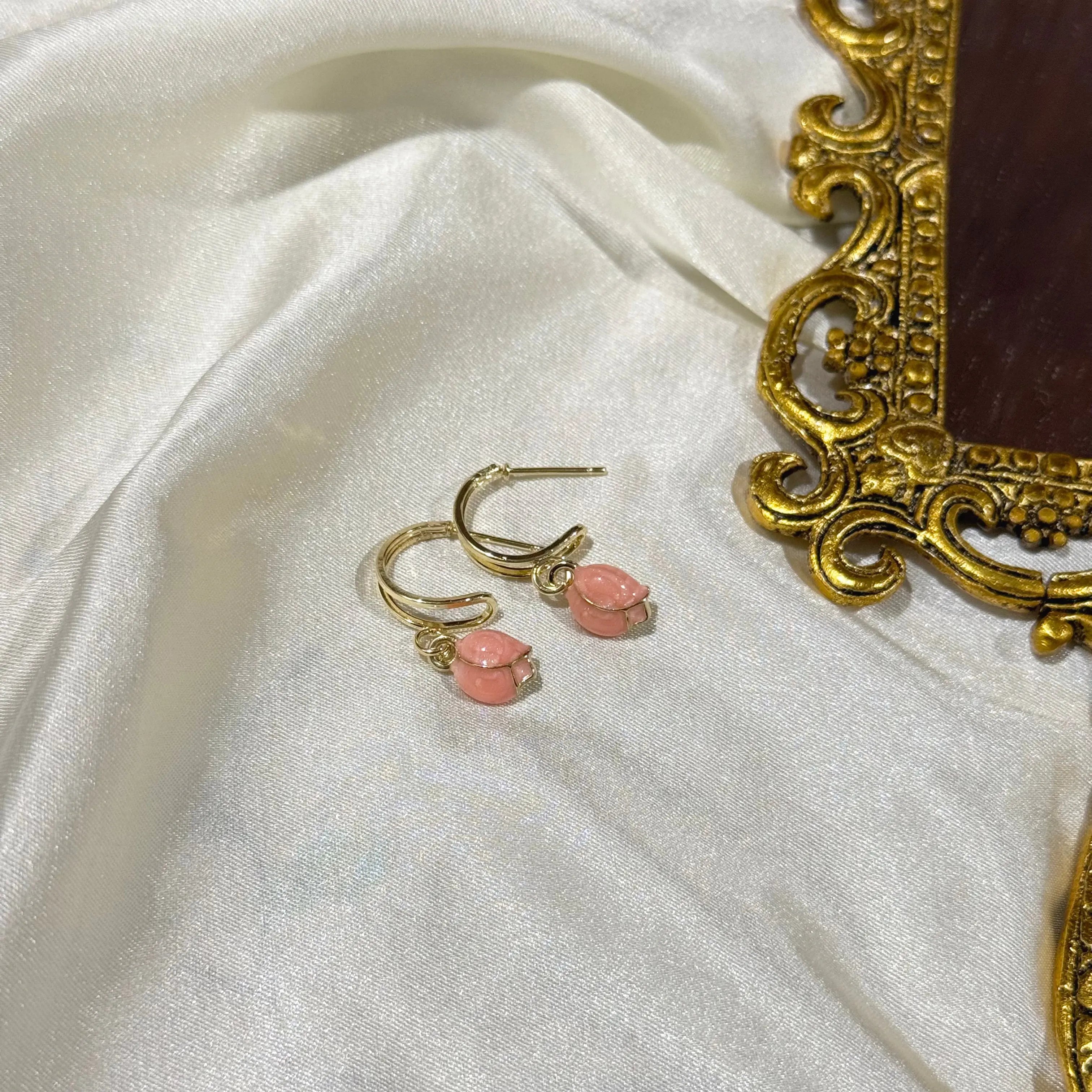 Tulip Hoop Earrings HOUSE OF LAILA