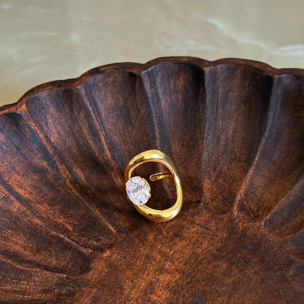 Chunky Stone Ring HOUSE OF LAILA