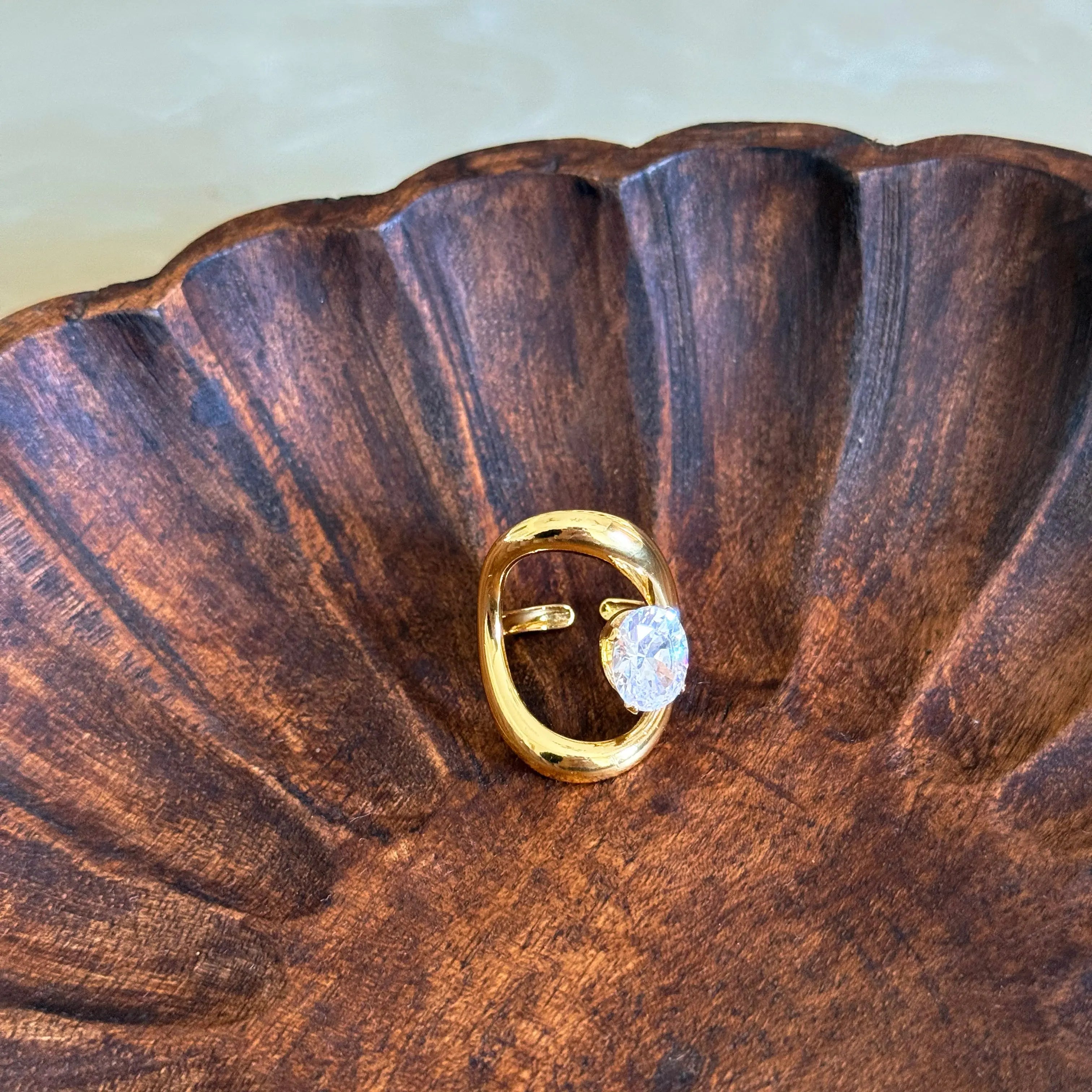 Chunky Stone Ring HOUSE OF LAILA