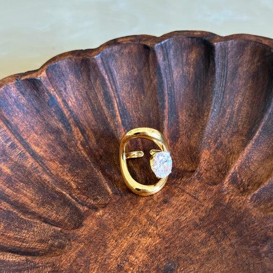 Chunky Stone Ring HOUSE OF LAILA